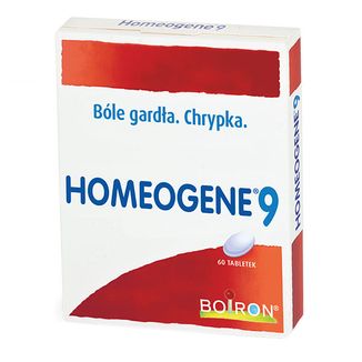 Boiron Homeogene 9, 60 tabletek USZKODZONE OPAKOWANIE - zdjęcie produktu