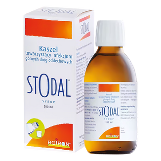 Boiron Stodal, syrop, 200 ml USZKODZONE OPAKOWANIE Boiron Stodal, syrop, 200 ml USZKODZONE OPAKOWANIE - zdjęcie produktu