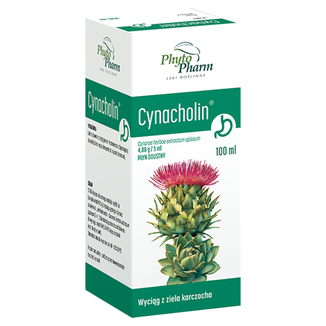 Cynacholin 4,88 g/5 ml, płyn doustny, 100 ml USZKODZONE OPAKOWANIE - zdjęcie produktu