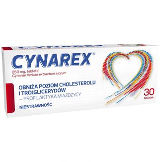 Cynarex 250 mg, 30 tabletek - zdjęcie produktu