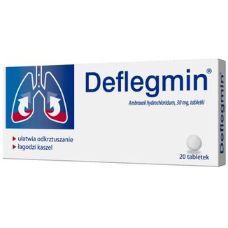 Deflegmin 30 mg, 20 tabletek - zdjęcie produktu