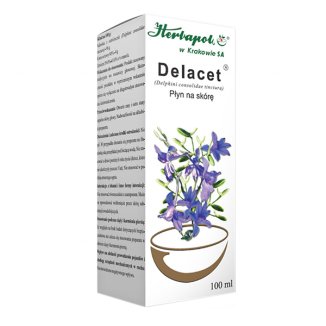 Delacet (96 g + 4 g)/100 g, płyn na skórę, 100 ml USZKODZONE OPAKOWANIE - zdjęcie produktu