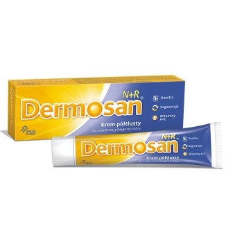Dermosan N + R, krem półtłusty do codziennej pielęgnacji skóry, 40 g USZKODZONE OPAKOWANIE - zdjęcie produktu