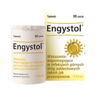 Heel Engystol, 50 tabletek USZKODZONE OPAKOWANIE Heel Engystol, 50 tabletek USZKODZONE OPAKOWANIE - zdjęcie produktu