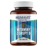 Humavit Witaminy z Grupy B, 250 tabletek - miniaturka zdjęcia produktu