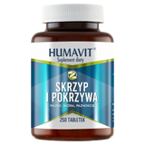 Humavit Skrzyp i Pokrzywa, 250 tabletek Humavit Skrzyp i Pokrzywa, 250 tabletek - miniaturka zdjęcia produktu