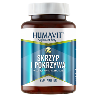 Humavit Skrzyp i Pokrzywa, 250 tabletek Humavit Skrzyp i Pokrzywa, 250 tabletek - zdjęcie produktu