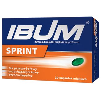 Ibum Sprint 200 mg, 30 kapsułek miękkich USZKODZONE OPAKOWANIE - zdjęcie produktu