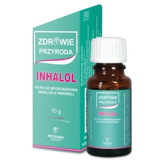 Inhalol, krople do inhalacji, 10 g USZKODZONE OPAKOWANIE - zdjęcie produktu