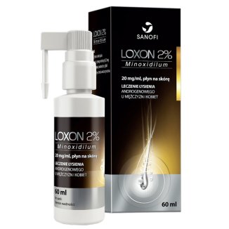 Loxon 2% 20 mg/ ml, płyn na skórę, 60 ml - zdjęcie produktu