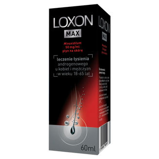 Loxon Max 50 mg/ ml, płyn na skórę, 60 ml USZKODZONE OPAKOWANIE Loxon Max 50 mg/ ml, płyn na skórę, 60 ml USZKODZONE OPAKOWANIE - zdjęcie produktu