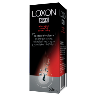 Loxon Max 50 mg/ ml, płyn na skórę, 60 ml - zdjęcie produktu