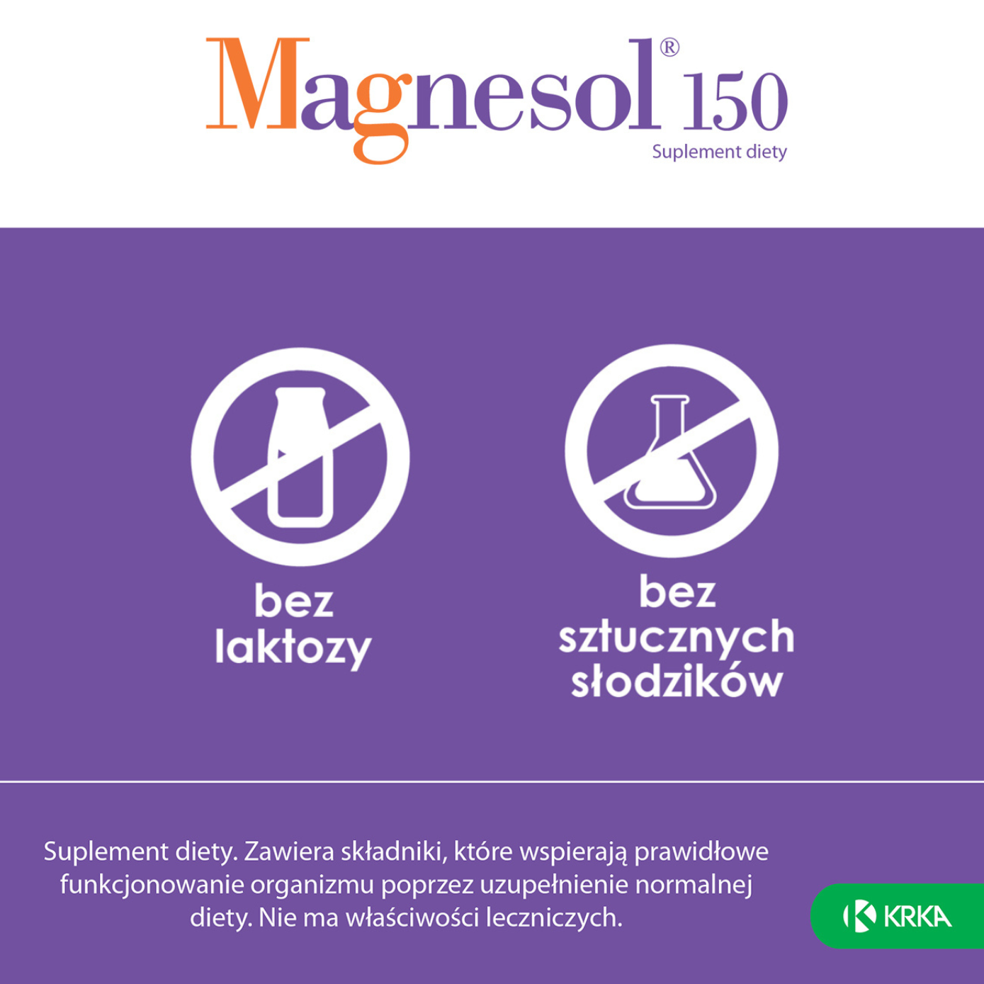 Magnesol 150 Comprimés Effervescents KRKA - Complément Magnésium 20 Comprimés