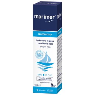 Marimer, woda morska, spray izotoniczny, 100 ml USZKODZONE OPAKOWANIE - zdjęcie produktu