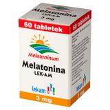 Melatonina LEK-AM 3 mg, 60 tabletek - miniaturka zdjęcia produktu
