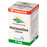 Melatonina LEK-AM 5 mg, 30 tabletek USZKODZONE OPAKOWANIE - miniaturka zdjęcia produktu