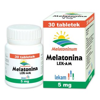Melatonina LEK-AM 5 mg, 30 tabletek - zdjęcie produktu