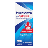 Mucosolvan 30 mg, 20 tabletek - miniaturka zdjęcia produktu