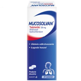 Mucosolvan 30 mg, 20 tabletek - zdjęcie produktu