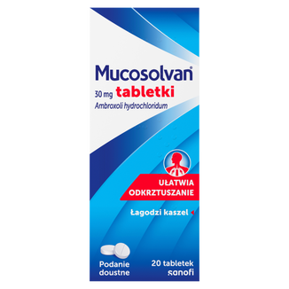 Mucosolvan 30 mg, 20 tabletek - zdjęcie produktu