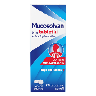 Mucosolvan 30 mg, 20 tabletek - zdjęcie produktu