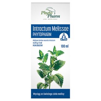 Intractum Melissae Phytopharm 4,575 g/ 5 ml, płyn doustny, 100 ml - zdjęcie produktu