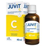 Juvit C 100 mg/ ml, krople doustne dla dzieci od 28 dnia życia, 40 ml USZKODZONE OPAKOWANIE - miniaturka zdjęcia produktu