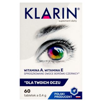 Klarin, 60 tabletek Klarin, 60 tabletek - zdjęcie produktu