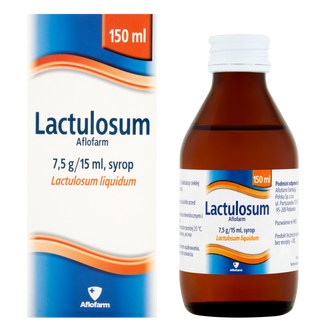 Lactulosum Aflofarm 7,5 g/ 15 ml, syrop, 150 ml - zdjęcie produktu