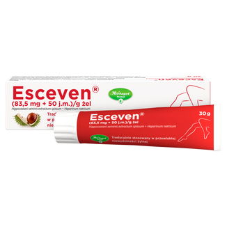Esceven (83,5 mg + 50 j.m.)/g, żel, 30 g USZKODZONE OPAKOWANIE - zdjęcie produktu