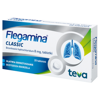 Flegamina 8 mg, 20 tabletek - zdjęcie produktu
