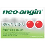 Neo-Angin bez cukru 1,2 mg + 0,6 mg + 5,72 mg, 24 tabletki do ssania USZKODZONE OPAKOWANIE - miniaturka zdjęcia produktu