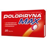 Polopiryna Max 500 mg, 20 tabletek dojelitowych USZKODZONE OPAKOWANIE Polopiryna Max 500 mg, 20 tabletek dojelitowych USZKODZONE OPAKOWANIE - miniaturka zdjęcia produktu