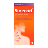 Sinecod 1,5 mg/ml, syrop, 100 ml - miniaturka zdjęcia produktu
