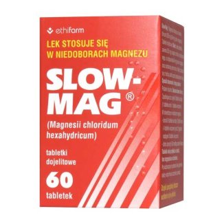 Slow-Mag 64 mg, 60 tabletek dojelitowych - zdjęcie produktu