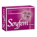 Soyfem 100 mg, 60 tabletek powlekanych - miniaturka zdjęcia produktu