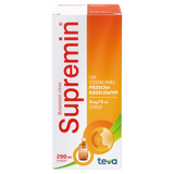 Supremin 4 mg/ 5 ml, syrop o działaniu przeciwkaszlowym, 200 ml - miniaturka zdjęcia produktu