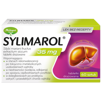 Sylimarol 35 mg, 60 tabletek drażowanych Sylimarol 35 mg, 60 tabletek drażowanych - zdjęcie produktu