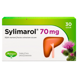 Sylimarol 70 mg, 30 tabletek drażowanych Sylimarol 70 mg, 30 tabletek drażowanych - miniaturka zdjęcia produktu