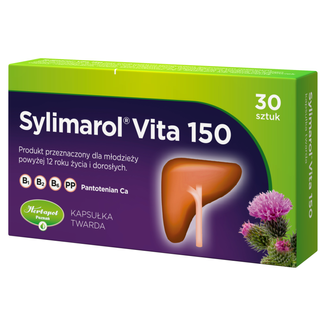 Sylimarol Vita 150 mg, 30 kapsułek USZKODZONE OPAKOWANIE - zdjęcie produktu