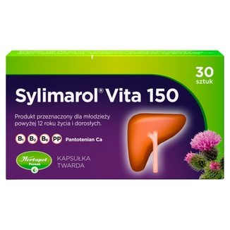 Sylimarol Vita 150 mg, 30 kapsułek Sylimarol Vita 150 mg, 30 kapsułek - zdjęcie produktu