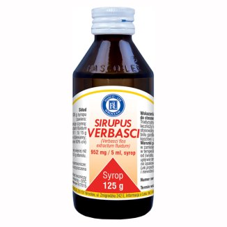 Sirupus Verbasci 952 mg/ 5 ml, syrop, 125 g - zdjęcie produktu
