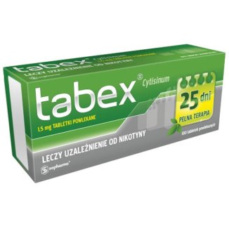 Tabex 1,5 mg, 100 tabletek - zdjęcie produktu