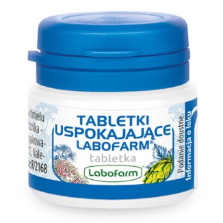 Tabletki uspokajające Labofarm 170 mg + 50 mg + 50 mg + 50 mg, 20 tabletek - zdjęcie produktu