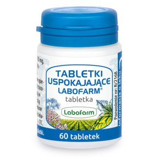 Tabletki uspokajające Labofarm 170 mg + 50 mg + 50 mg + 50 mg, 60 tabletek - zdjęcie produktu