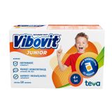 Vibovit Junior, dla dzieci w wieku od 4 do 12 lat, smak pomarańczowy, 30 saszetek USZKODZONE OPAKOWANIE Vibovit Junior, dla dzieci w wieku od 4 do 12 lat, smak pomarańczowy, 30 saszetek USZKODZONE OPAKOWANIE - miniaturka zdjęcia produktu