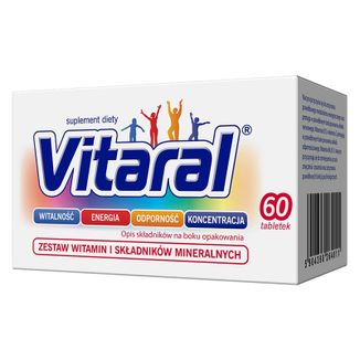 Vitaral, 60 tabletek KRÓTKA DATA - zdjęcie produktu
