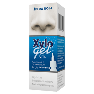 Xylogel 0,1% 1mg/ g, żel do nosa, 10 g - zdjęcie produktu