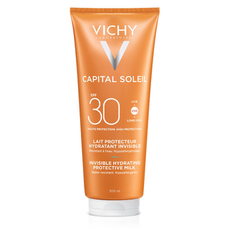 Vichy Capital Soleil, mleczko ochronne do ciała i twarzy, SPF 30, 300 ml - zdjęcie produktu