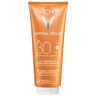 Vichy Capital Soleil, mleczko ochronne do ciała i twarzy, SPF 30, 300 ml - zdjęcie produktu